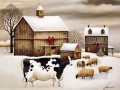 雪村の牛と羊